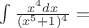 $\int\frac{x^4dx}{(x^5+1)^4} = $