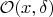$\mathcal{O}(x,\delta)$