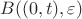 $B((0, t), \varepsilon)$
