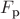 $F_{\text{р}}$
