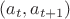$(a_t, a_{t+1})$