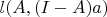 $l(A,(I-A)a)$
