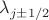 $\lambda_{j\pm1/2}$