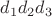 $d_1d_2d_3$