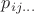 $p_{ij\ldots}$