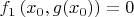 $f_1\left(x_0, g(x_0)\right)=0$