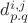 $d_{p.q}^{i,j}$