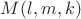 $M(l,m,k)$