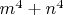 $m^4+n^4$