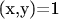 (x,y)=1$