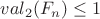 $val_2(F_n)\le 1$