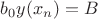 $ b_{0} y(x_{n} )=B $