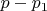 $p-p_{1}$