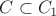 $C\subset C_1$