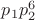 $p_1p_2^6$