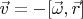 $\vec{v}=-[\vec{\omega},\vec{r}]$