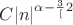 $C|n|^{\alpha -\frac{3}[2}}$