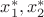 $x^*_1,x^*_2$