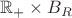 $\mathbb{R}_+\times B_R$