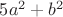 $5{{a}^{2}}+{{b}^{2}}$