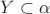 $Y\subset \alpha$