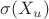 $\sigma(X_u)$