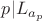 $p|L_{a_p}$