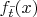 $f_{\bar{t}}(x)$