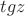 $ tgz$