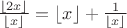 $\frac{\lfloor 2x\rfloor}{\lfloor x\rfloor}=\lfloor x\rfloor+\frac{1}{\lfloor x\rfloor}$