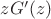 $zG'(z)$