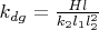 $k_{dg}=\frac{Hl}{k_2 l_1 l_2^2}$