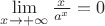 $\lim\limits_{x\to +\infty}^{}\frac{x}{a^x}=0$