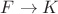 $F\rightarrow K$
