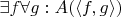 $\exists f \forall g: A(\langle f, g\rangle)$