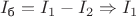 $$I_{\text{б}}=I_1-I_2\Rightarrow I_1$$