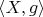 $\left<X, g\right>$