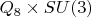 $Q_8\times SU(3)$