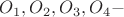 $O_1,O_2,O_3,O_4 -$