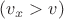 $(v_x > v)$