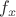 $f_x $