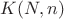 $K(N,n)$