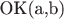 $\text{ОК(a,b)} $