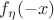 $f_{\eta}(-x)$