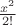 $\frac{x^2}{2!}$