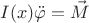 $$I(x)\ddot{\varphi}=\vec{M}$$