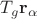 $T_g \mathbf r_{\alpha}$