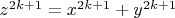 $z^{2k+1}=x^{2k+1}+y^{2k+1}$