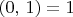 $НОД(0,\,1)=1$