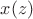 $x(z)$ $x(z)$